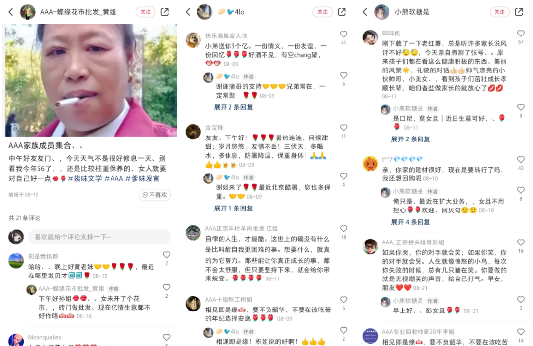 中老年人“攻占”小红书 图13